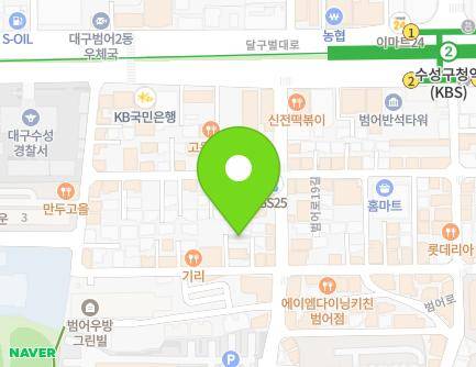 대구광역시 수성구 달구벌대로492길 31-3 (범어동, 그랜드빌라) 지도