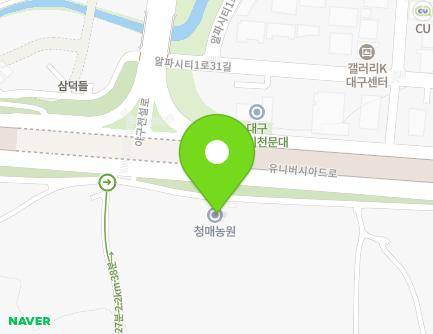 대구광역시 수성구 유니버시아드로 76 (삼덕동) 지도