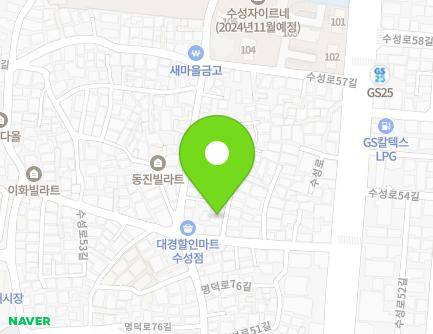 대구광역시 수성구 수성로53길 22-3 (수성동1가, 형우빌라) 지도