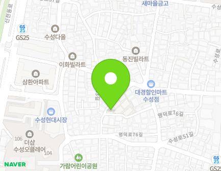 대구광역시 수성구 수성로53길 35-13 (수성동1가, 한백빌라) 지도