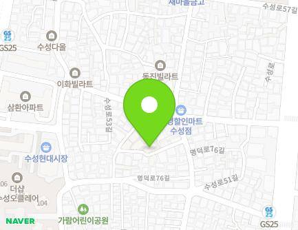 대구광역시 수성구 수성로53길 35-25 (수성동1가, 한백빌라) 지도
