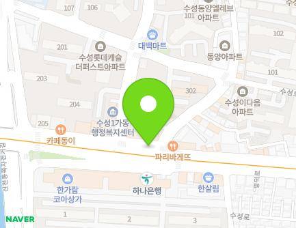 대구광역시 수성구 명덕로 373-2 (수성동1가, 버스표판매대(수성동1가630-7)) 지도