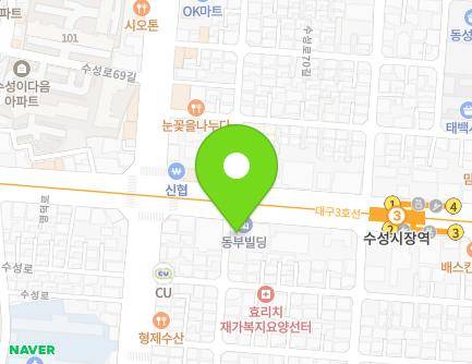 대구광역시 수성구 명덕로 406 (수성동2가) 지도