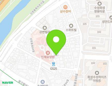 대구광역시 수성구 신천동로86길 31 (수성동4가, 평안빌라) 지도