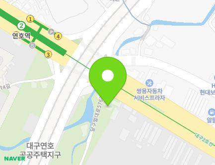 대구광역시 수성구 달구벌대로576길 3 (연호동) 지도