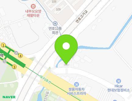 대구광역시 수성구 달구벌대로 2877-7 (연호동) 지도
