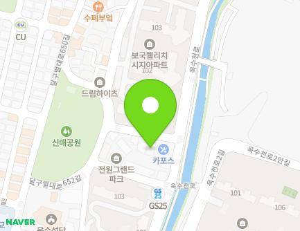 대구광역시 수성구 달구벌대로652길 65-8 (욱수동, 파크빌) 지도