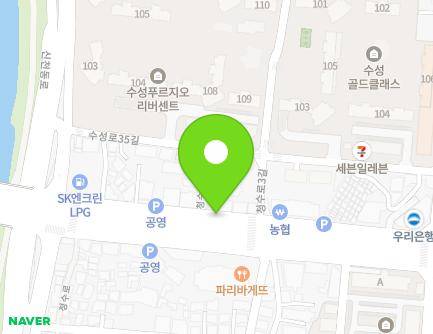 대구광역시 수성구 청수로 15-3 (중동, 버스표판매대(중동573-5)) 지도