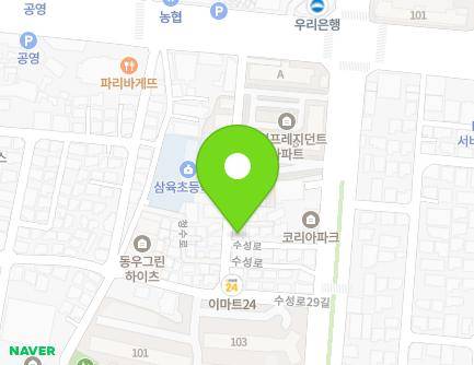 대구광역시 수성구 수성로29길 16-8 (중동, 중동다가구주택) 지도