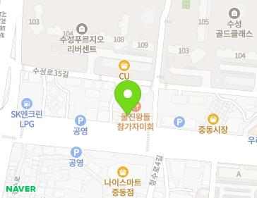 대구광역시 수성구 청수로 15 (중동) 지도