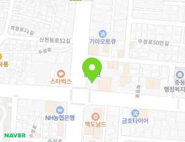 대구광역시 수성구 수성로 244 (중동) 지도
