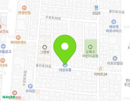 대구광역시 수성구 들안로29길 36 (중동) 지도