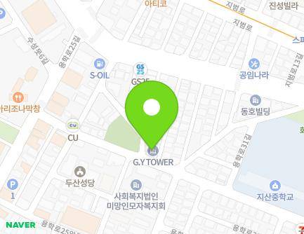 대구광역시 수성구 지산로3길 112 (지산동, G.YTOWER) 지도