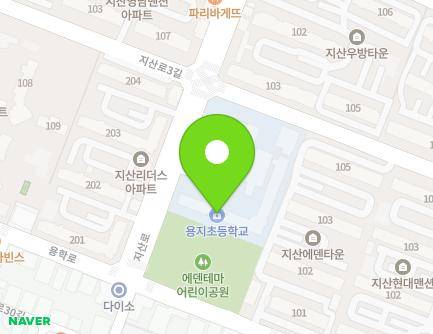 대구광역시 수성구 지산로 12 (지산동, 대구용지초등학교) 지도