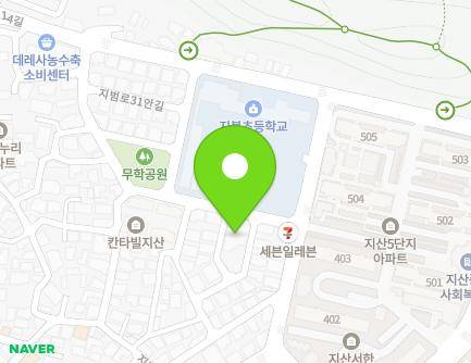 대구광역시 수성구 지범로31안길 5 (지산동, 아이온유치원) 지도