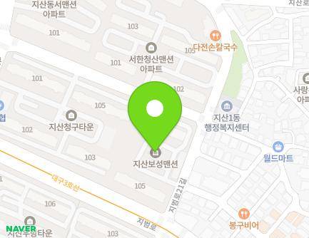 대구광역시 수성구 지범로21길 3 (지산동, 지산보성맨션) 지도