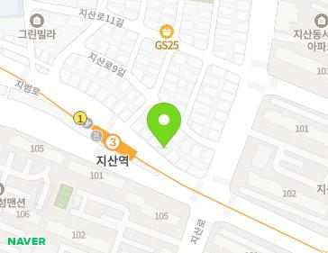 대구광역시 수성구 지범로 107 (지산동) 지도