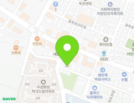 대구광역시 수성구 용학로28길 7-3 (지산동) 지도