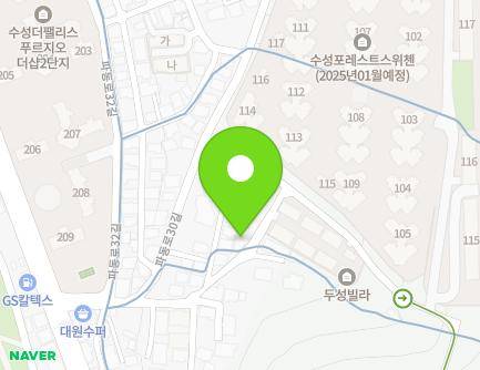대구광역시 수성구 파동로30길 6-35 (파동, 한솔빌라) 지도