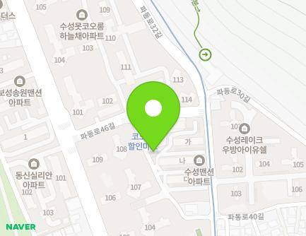 대구광역시 수성구 파동로46길 18-13 (파동) 지도