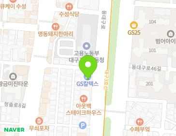 대구광역시 수성구 동대구로 221 (황금동) 지도