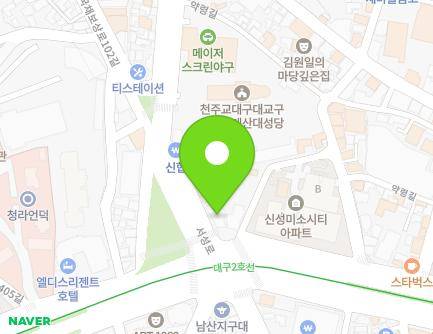 대구광역시 중구 서성로 2 (계산동2가, TCN케이블방송) 지도