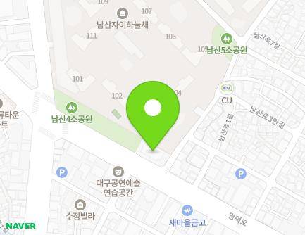 대구광역시 중구 명덕로 41 (남산동) 지도