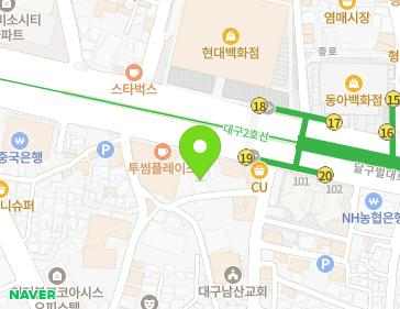 대구광역시 중구 관덕정길 6-12 (남산동) 지도