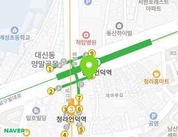 대구광역시 중구 달구벌대로 2000 (남산동) 지도