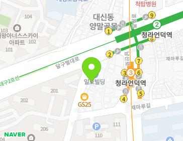 대구광역시 중구 달구벌대로 1988-7 (남산동) 지도