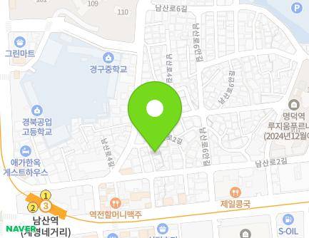 대구광역시 중구 남산로2길 39-4 (남산동, 다세대주택) 지도