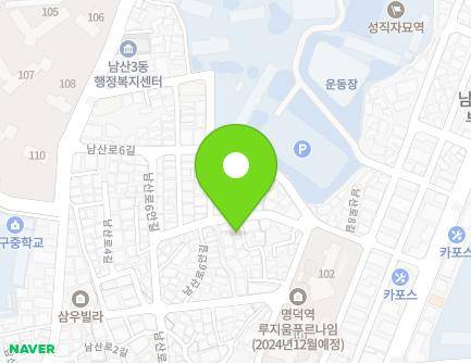 대구광역시 중구 남산로6길 62-15 (남산동, 다세대주택) 지도