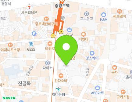 대구광역시 중구 중앙대로 404-9 (남일동) 지도