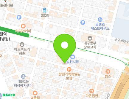 대구광역시 중구 달구벌대로446길 6 (대봉동) 지도