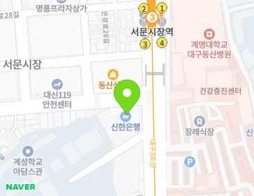 대구광역시 중구 달성로 37 (대신동, 계성빌딩) 지도