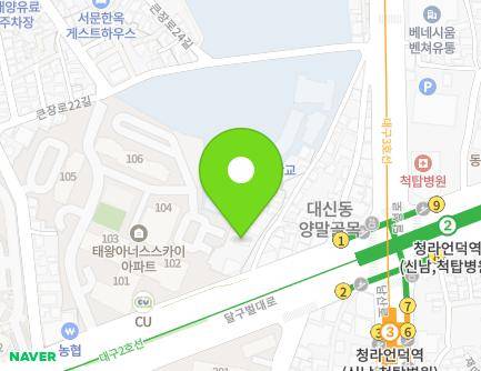 대구광역시 중구 달구벌대로 1983-3 (대신동) 지도