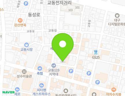 대구광역시 중구 교동2길 43-5 (동문동, 컴퓨터부품종합유통) 지도