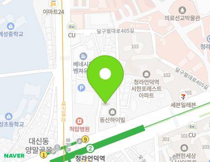 대구광역시 중구 달구벌대로 2003-12 (동산동) 지도