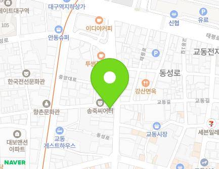 대구광역시 중구 동성로 71-1 (동성로1가) 지도