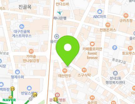 대구광역시 중구 동성로1길 8 (동성로3가) 지도