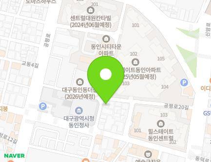 대구광역시 중구 국채보상로131길 40 (동인동1가) 지도