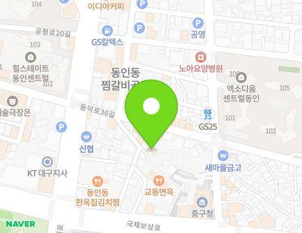 대구광역시 중구 국채보상로 685-22 (동인동2가) 지도