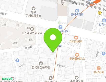 대구광역시 중구 중앙대로 459-1 (향촌동) 지도