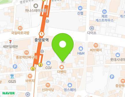 대구광역시 중구 중앙대로 412-17 (사일동) 지도