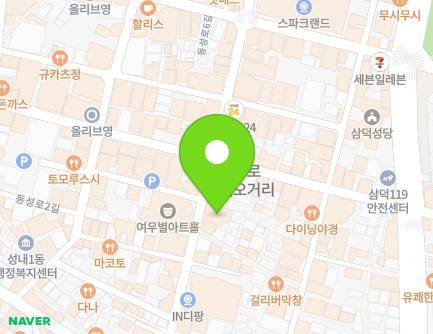 대구광역시 중구 동성로3길 36 (삼덕동1가) 지도