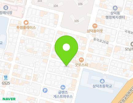대구광역시 중구 달구벌대로445길 34-12 (삼덕동3가, 동양스위트룸) 지도