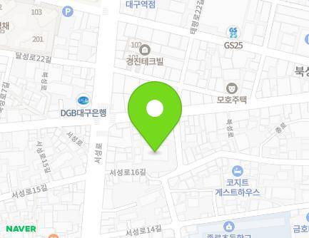 대구광역시 중구 서성로16길 21 (서내동, 서문로교회) 지도