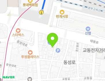 대구광역시 중구 태평로 172-10 (용덕동) 지도