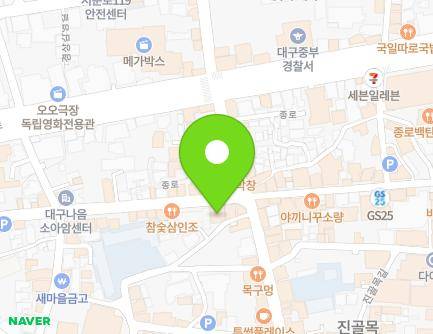 대구광역시 중구 중앙대로81길 45 (장관동, 청운고시텔) 지도