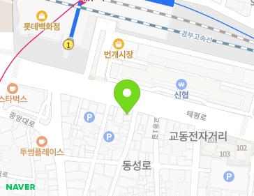 대구광역시 중구 태평로 176 (태평로1가) 지도